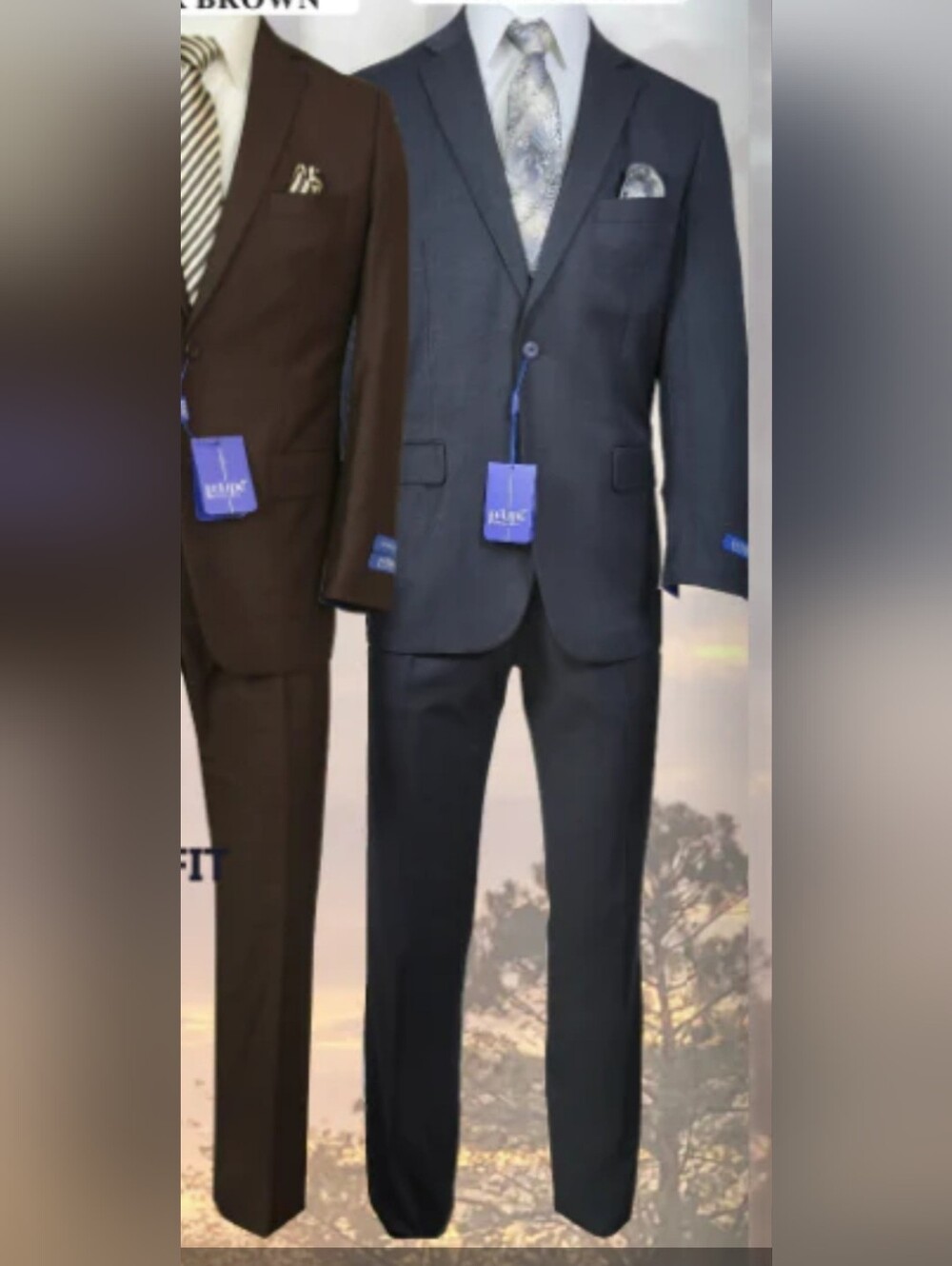 Felipe Dante Two Piece Luxury Mens Suit Charcoal F3-R Coat 44R Pants 40R NWOT